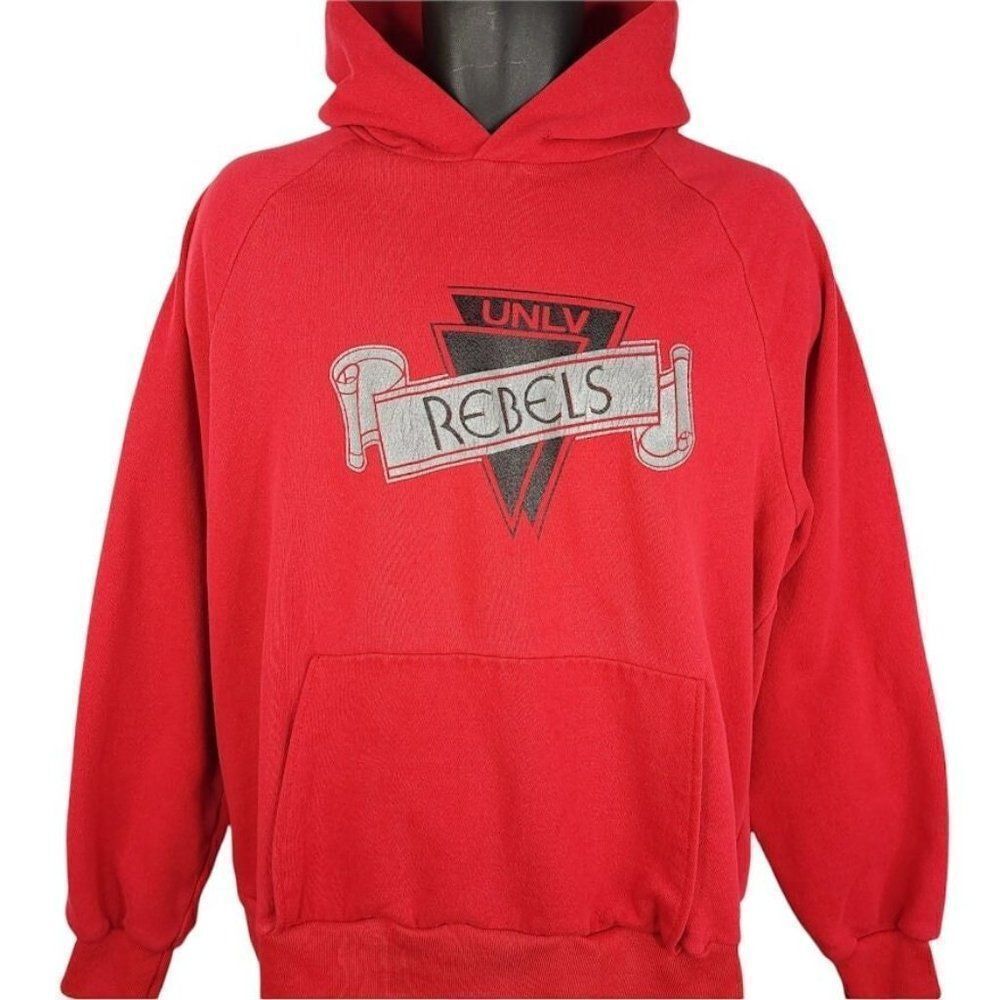 UNLV Rebels Sweatshirt Hoodie Vintage 90s NCAA University College Sports Mens